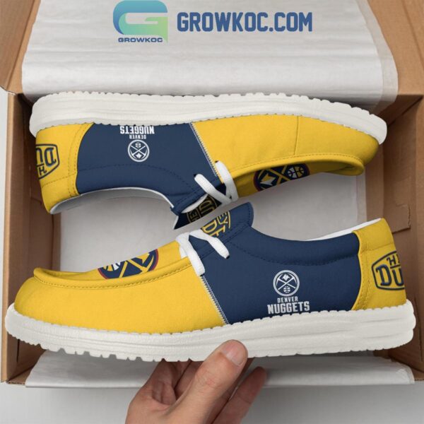 Tubopro Denver Nuggets Personalized Hey Dude Shoes For Men And Women - Image 3