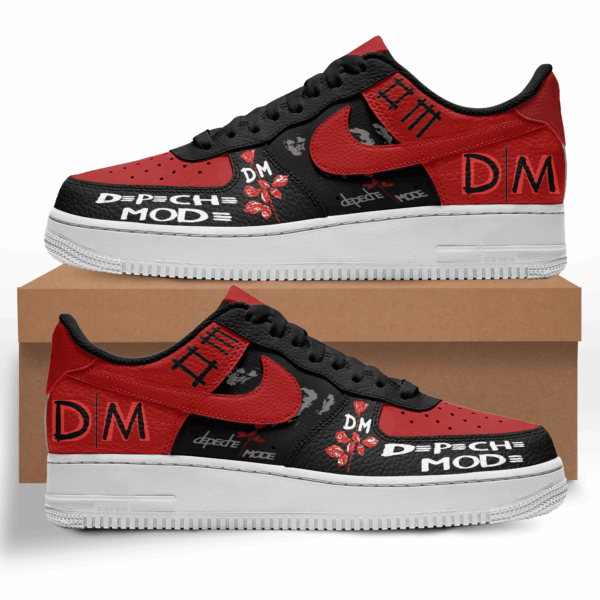 Tubopro Depeche Mode Air Low-Top Sneakers Shoes For Men And Women - Image 4