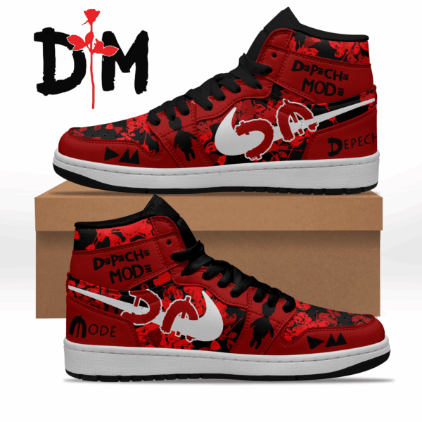 Tubopro Depeche Mode AJ1 High Sneakers Shoes For Men And Women