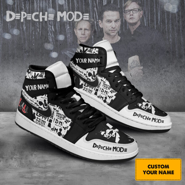 Tubopro Depeche Mode AJ1 High Sneakers Shoes For Men And Women