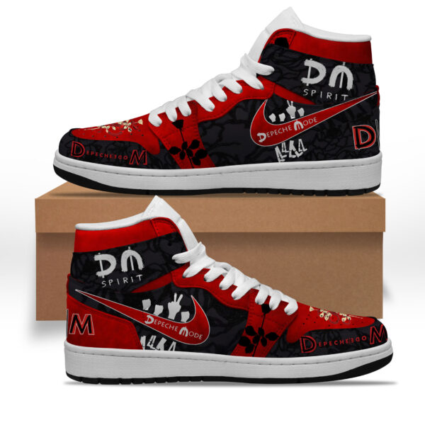 Tubopro Depeche Mode AJ1 High Sneakers Shoes For Men And Women - Image 2