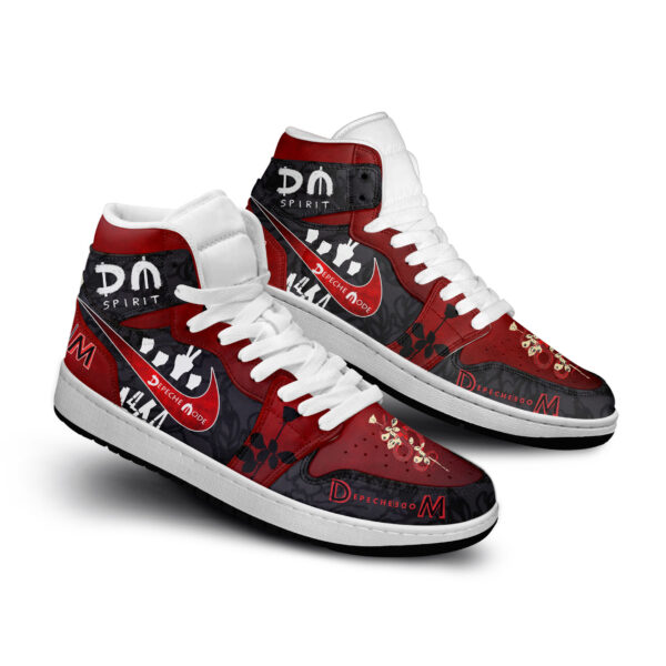 Tubopro Depeche Mode AJ1 High Sneakers Shoes For Men And Women - Image 3
