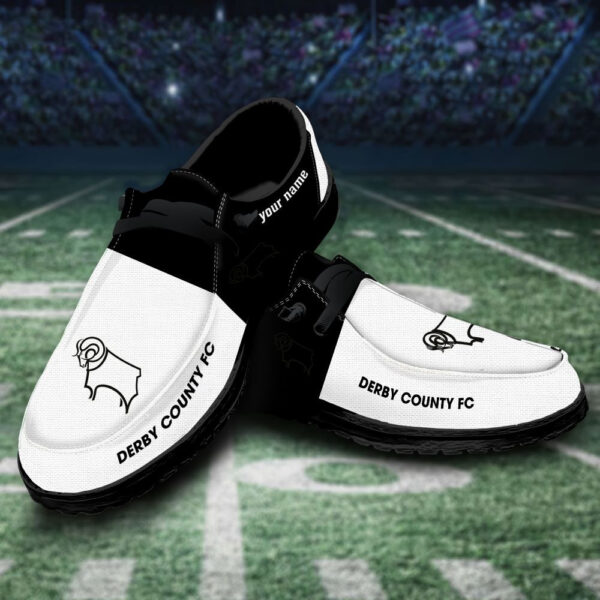 Tubopro Derby County Personalized Hey Dude Shoes For Men And Women - Image 3