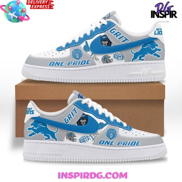 Tubopro Detroit Lions Air Low-Top Sneakers Shoes For Men And Women - Image 2