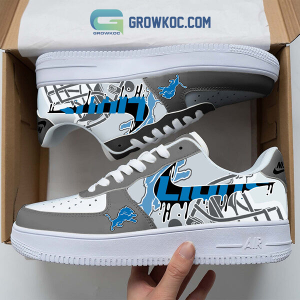 Tubopro Detroit Lions Air Low-Top Sneakers Shoes For Men And Women - Image 3