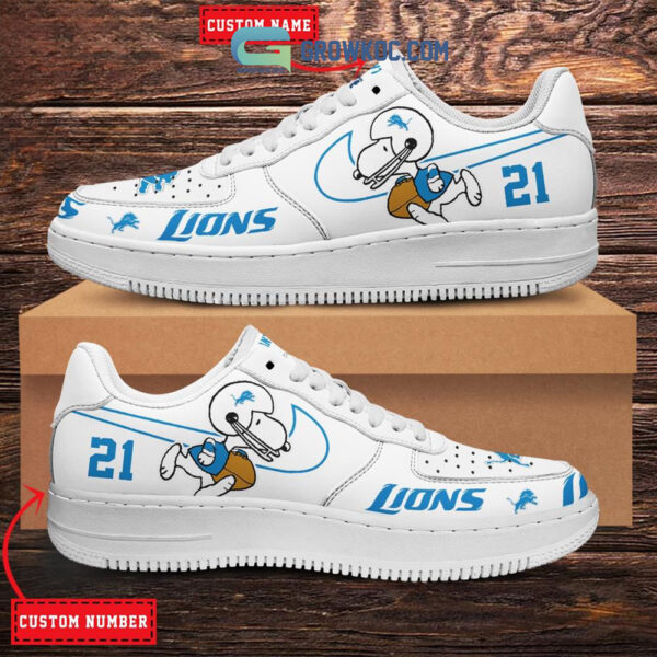 Tubopro Detroit Lions Air Low-Top Sneakers Shoes For Men And Women - Image 2