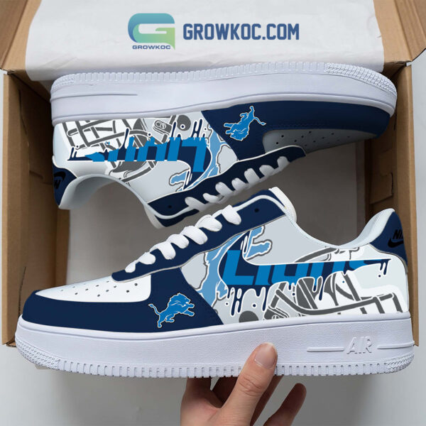 Tubopro Detroit Lions Air Low-Top Sneakers Shoes For Men And Women - Image 2