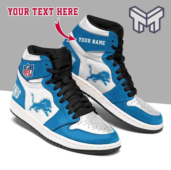 Tubopro Detroit Lions AJ1 High Sneakers Shoes For Men And Women