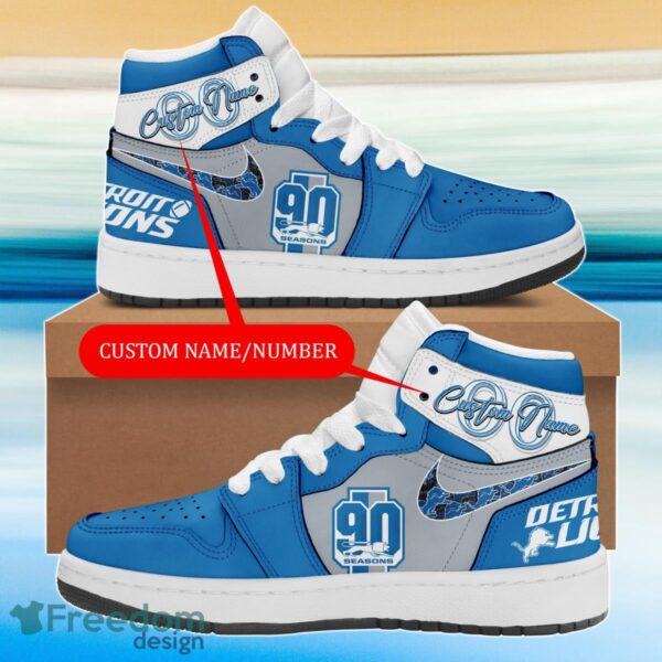 Tubopro Detroit Lions AJ1 High Sneakers Shoes For Men And Women