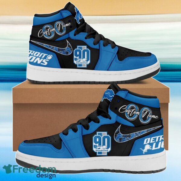 Tubopro Detroit Lions AJ1 High Sneakers Shoes For Men And Women