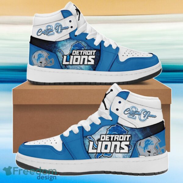 Tubopro Detroit Lions AJ1 High Sneakers Shoes For Men And Women