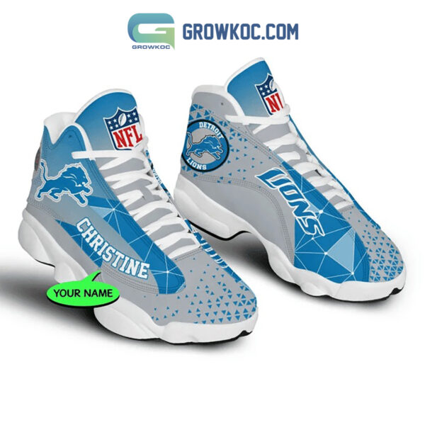 Tubopro Detroit Lions AJ13 Sneakers Shoes For Men And Women