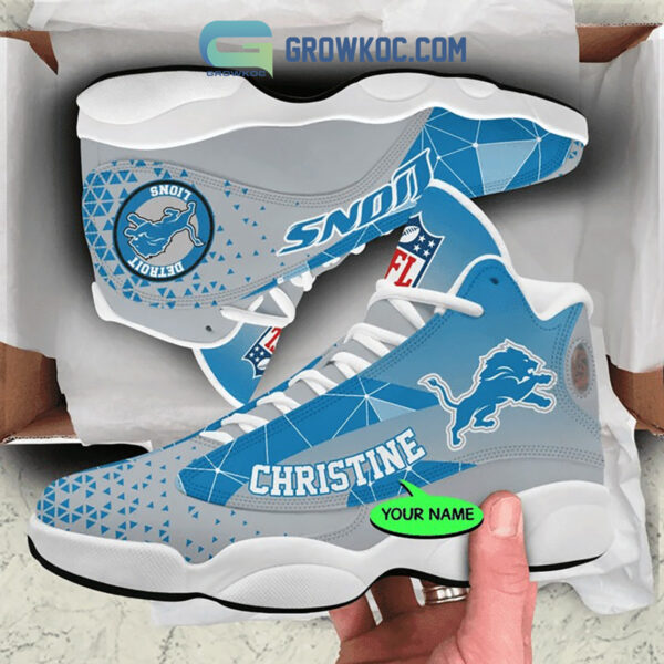 Tubopro Detroit Lions AJ13 Sneakers Shoes For Men And Women - Image 2
