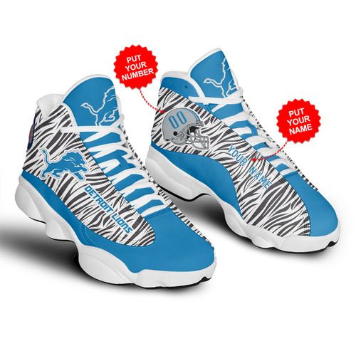 Tubopro Detroit Lions AJ13 Sneakers Shoes For Men And Women