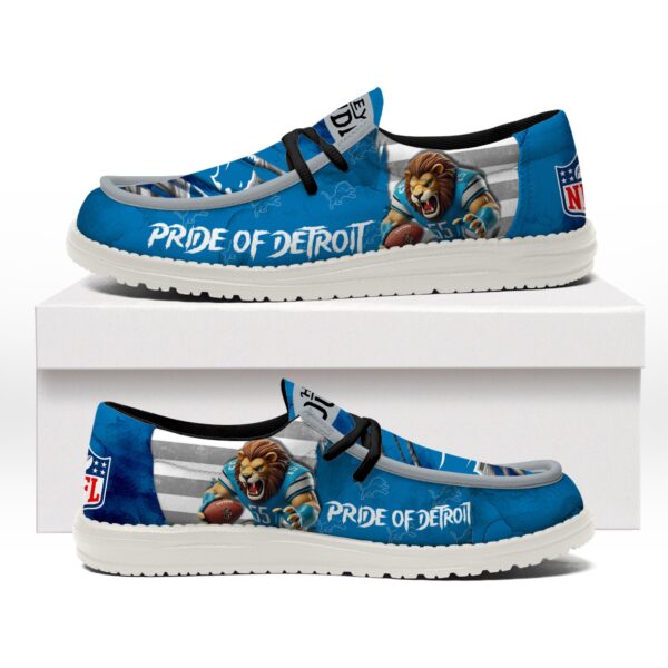 Tubopro Detroit Lions Personalized Hey Dude Shoes For Men And Women - Image 5