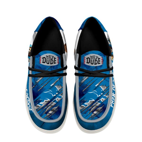 Tubopro Detroit Lions Personalized Hey Dude Shoes For Men And Women - Image 3