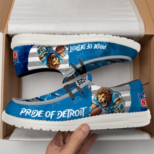 Tubopro Detroit Lions Personalized Hey Dude Shoes For Men And Women - Image 2