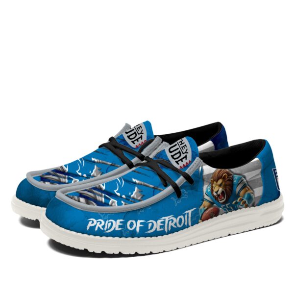 Tubopro Detroit Lions Personalized Hey Dude Shoes For Men And Women - Image 6