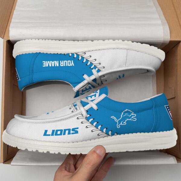 Tubopro Detroit Lions Hey Dude Shoes For Men And Women - Image 3