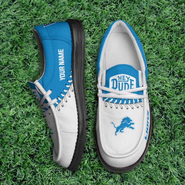 Tubopro Detroit Lions Hey Dude Shoes For Men And Women - Image 2