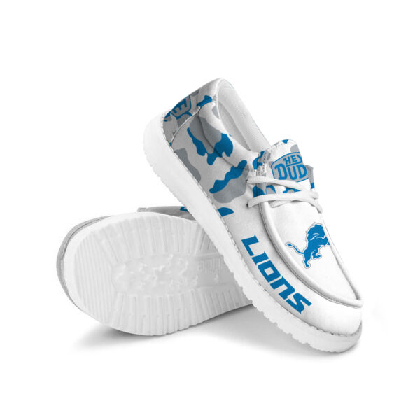 Tubopro Detroit Lions Hey Dude Shoes For Men And Women - Image 4