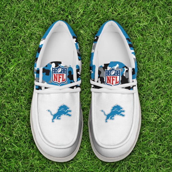 Tubopro Detroit Lions Hey Dude Shoes For Men And Women - Image 5
