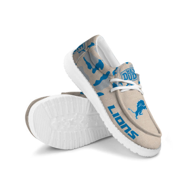 Tubopro Detroit Lions Hey Dude Shoes For Men And Women - Image 3