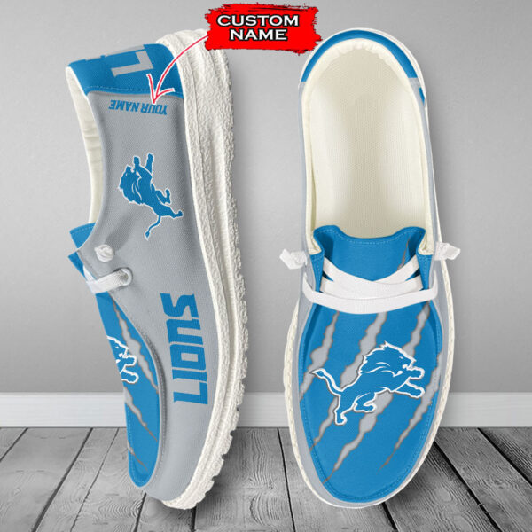 Tubopro Detroit Lions Hey Dude Shoes For Men And Women - Image 6