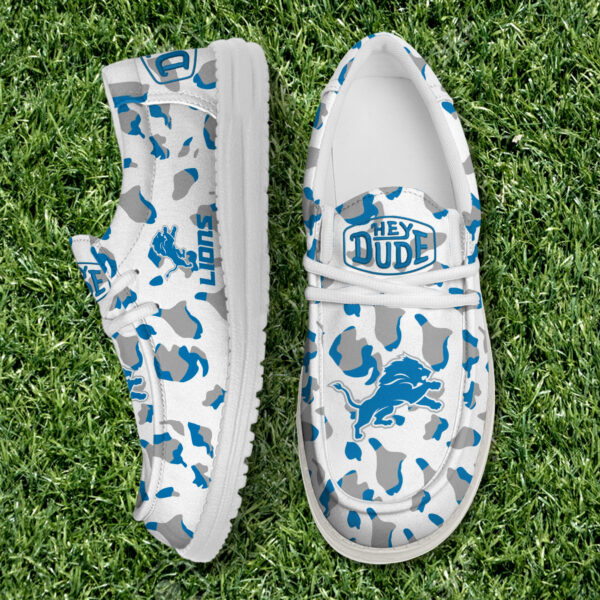 Tubopro Detroit Lions Hey Dude Shoes For Men And Women Ver2 - Image 2