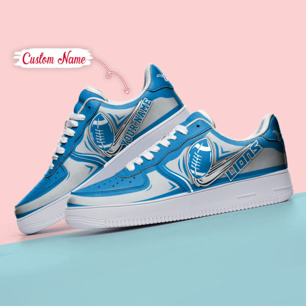 Tubopro Detroit Lions NFL Air Low-Top Sneakers Shoes For Men And Women - Image 4