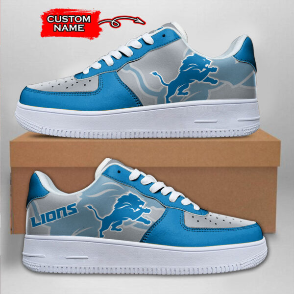 Tubopro Detroit Lions NFL Air Low-Top Sneakers Shoes For Men And Women