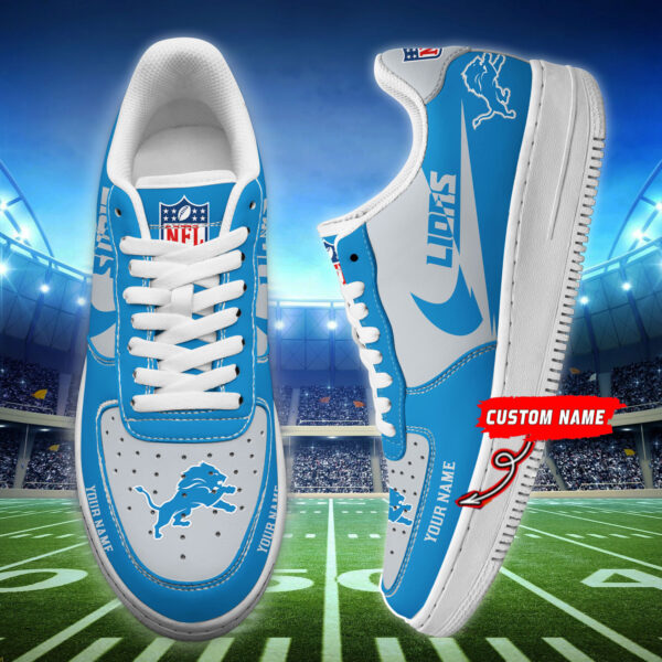 Tubopro Detroit Lions NFL Air Low-Top Sneakers Shoes For Men And Women