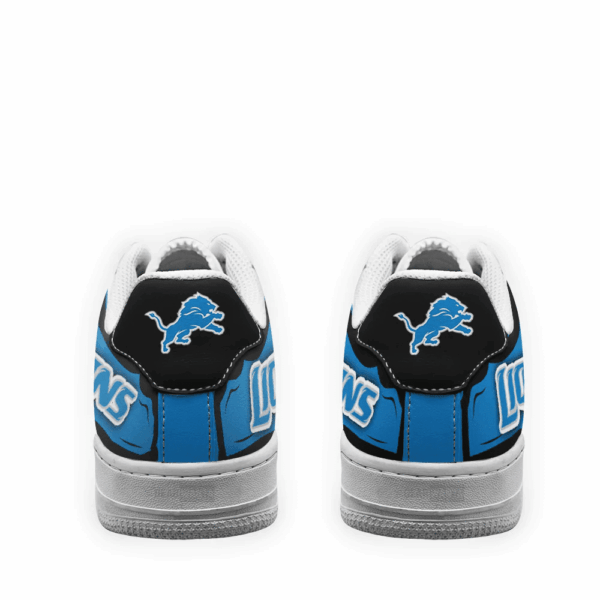 Tubopro Detroit Lions NFL Air Low-Top Sneakers Shoes For Men And Women - Image 3