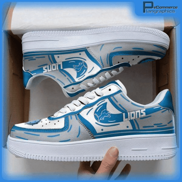 Tubopro Detroit Lions NFL Air Low-Top Sneakers Shoes For Men And Women