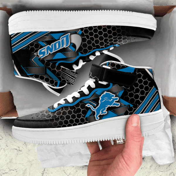 Tubopro Detroit Lions NFL Air Low-Top Sneakers Shoes For Men And Women - Image 2