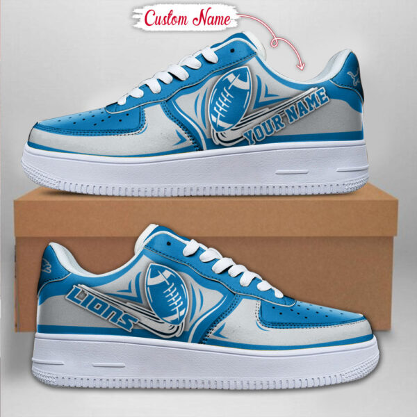 Tubopro Detroit Lions NFL Air Low-Top Sneakers Shoes For Men And Women - Image 2