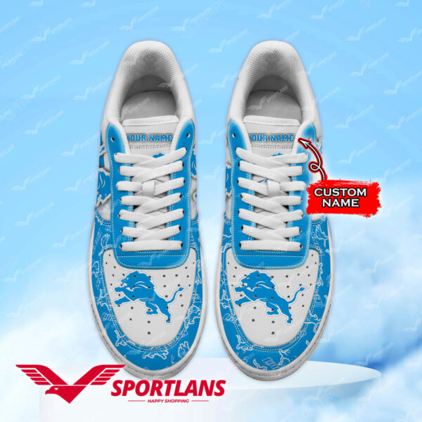 Tubopro Detroit Lions NFL Air Low-Top Sneakers Shoes For Men And Women - Image 2