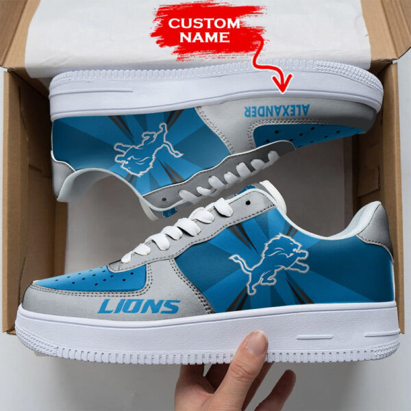 Tubopro Detroit Lions NFL Air Low-Top Sneakers Shoes For Men And Women