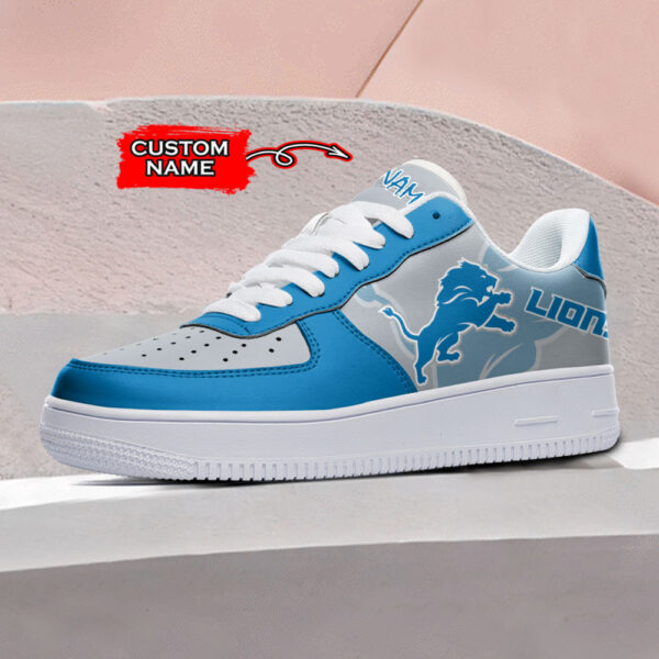 Tubopro Detroit Lions NFL Air Low-Top Sneakers Shoes For Men And Women - Image 2