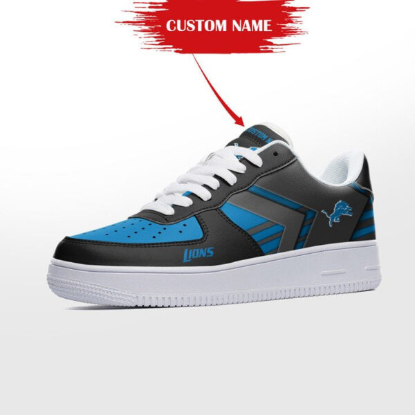 Tubopro Detroit Lions NFL Air Low-Top Sneakers Shoes For Men And Women - Image 3