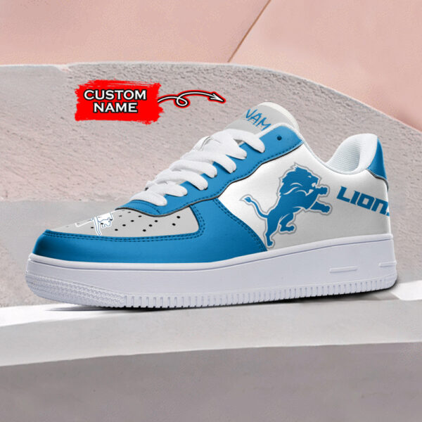 Tubopro Detroit Lions NFL Air Low-Top Sneakers Shoes For Men And Women - Image 2