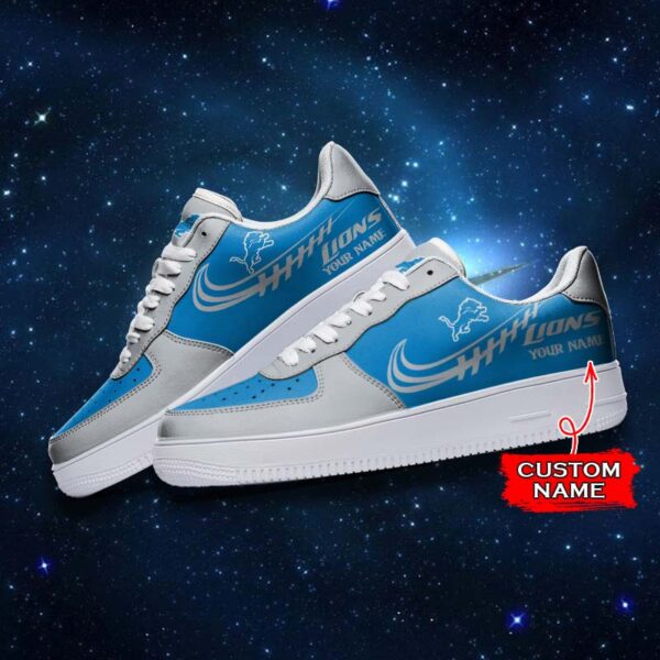 Tubopro Detroit Lions NFL Air Low-Top Sneakers Shoes For Men And Women - Image 3