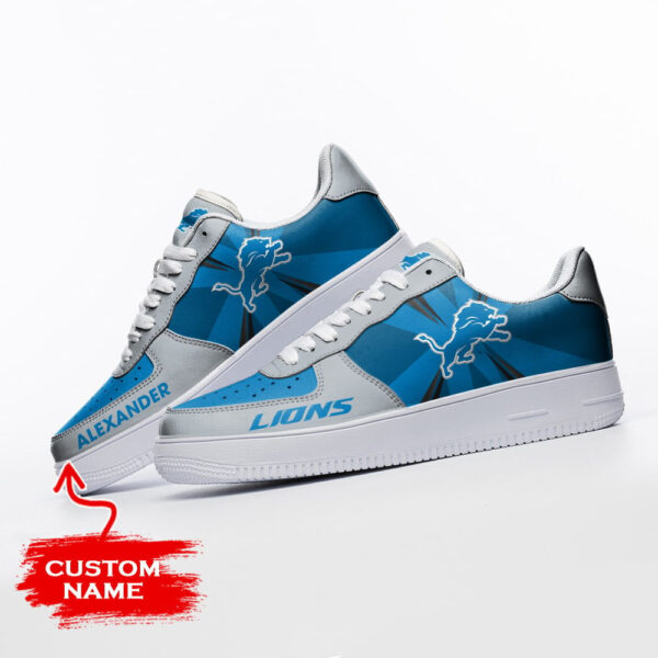 Tubopro Detroit Lions NFL Air Low-Top Sneakers Shoes For Men And Women - Image 3