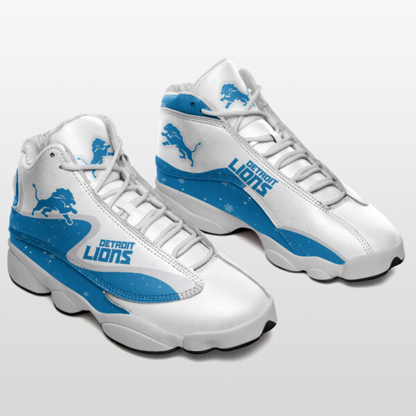 Tubopro Detroit Lions NFL AJ13 Sneakers Shoes For Men And Women - Image 2