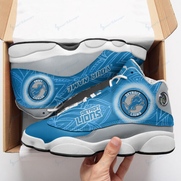 Tubopro Detroit Lions NFL AJ13 Sneakers Shoes For Men And Women - Image 2