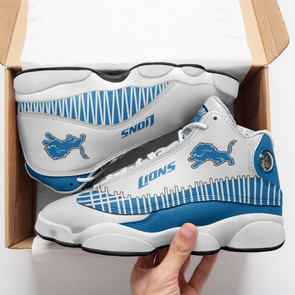 Tubopro Detroit Lions NFL AJ13 Sneakers Shoes For Men And Women - Image 2