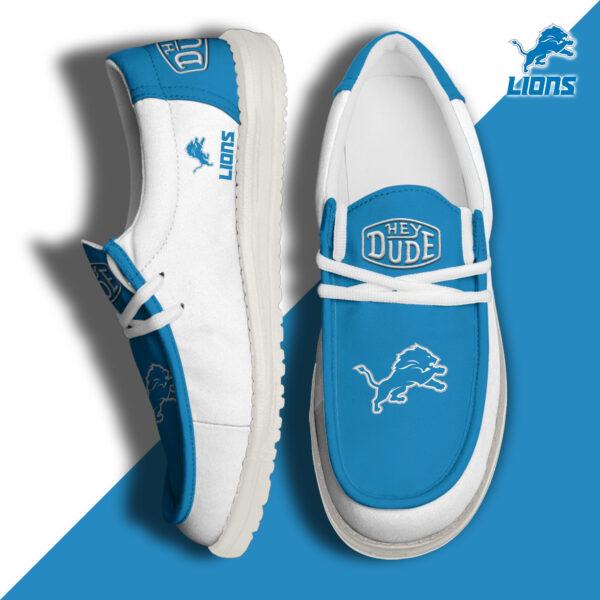 Tubopro Detroit Lions Personalized Hey Dude Shoes For Men And Women