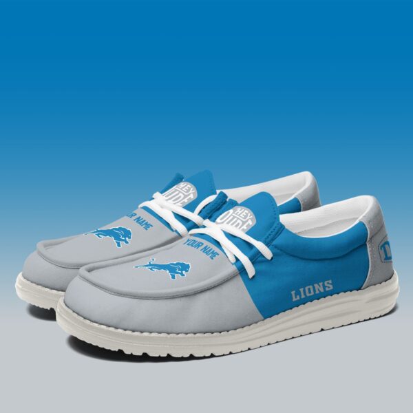 Tubopro Detroit Lions Personalized Hey Dude Shoes For Men And Women - Image 3