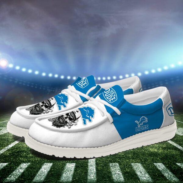 Tubopro Detroit Lions Personalized Hey Dude Shoes For Men And Women - Image 2
