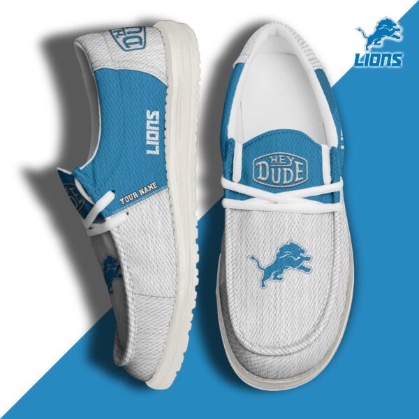 Tubopro Detroit Lions Personalized Hey Dude Shoes For Men And Women